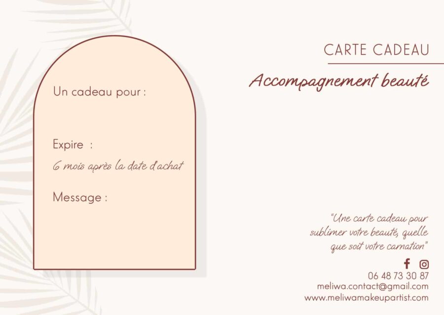carte-cadeau maquillage
