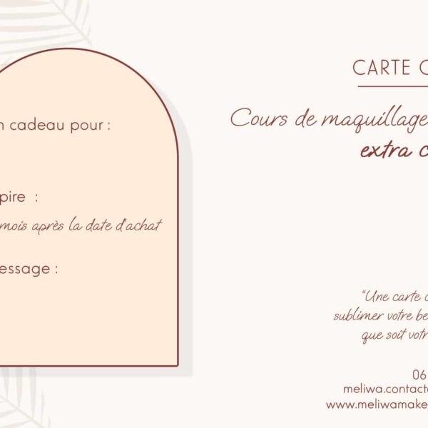 carte-cadeau maquillage