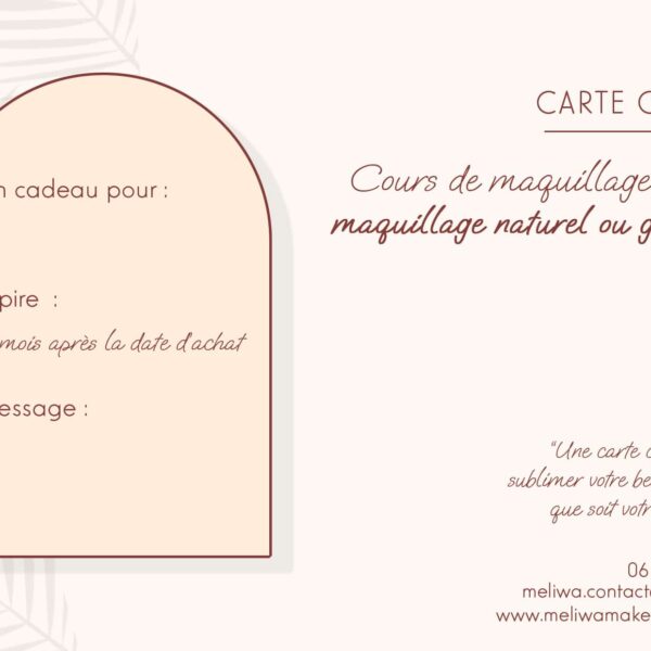 carte-cadeau maquillage