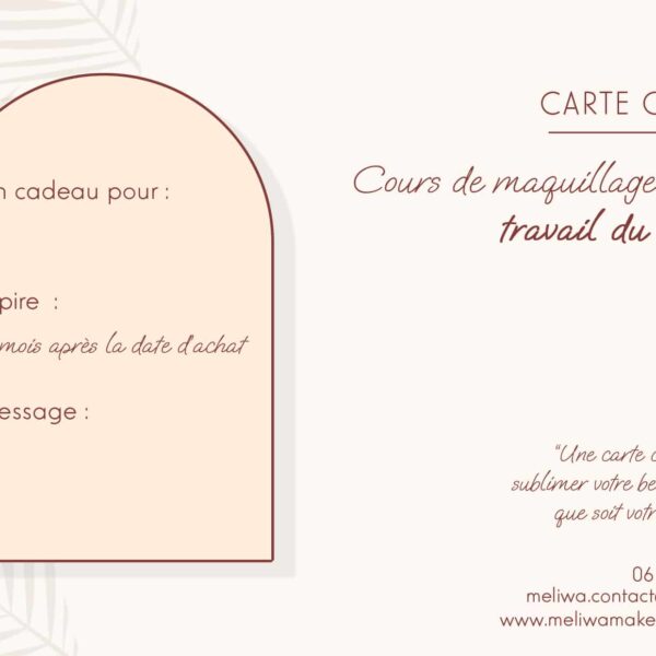 carte-cadeau maquillage