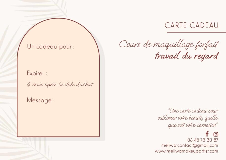 carte-cadeau maquillage