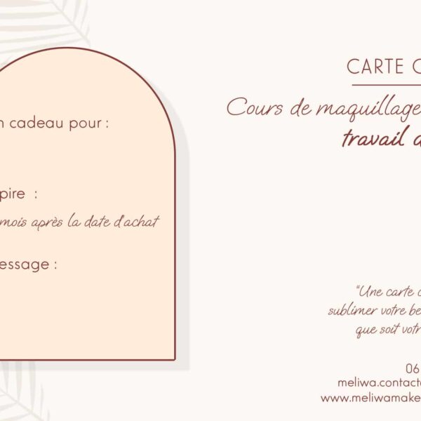 carte-cadeau maquillage
