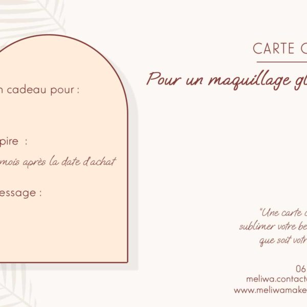 carte-cadeau maquillage