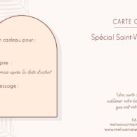 Carte cadeau Saint Valentin : Maquillage naturel