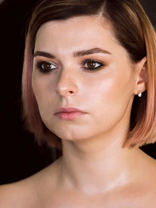 maquillage yeux marron foncé