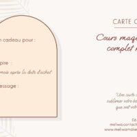 Carte cadeau : cours de maquillage complet naturel