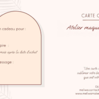 Carte cadeau : atelier maquillage